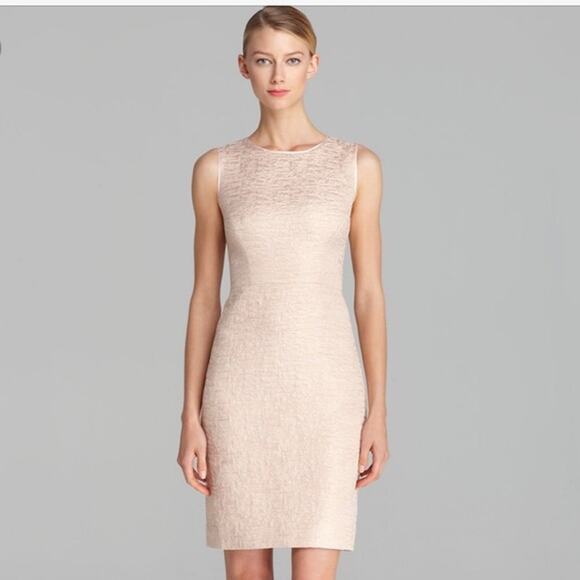 Kate Spade Della Dress All That Glitters Sheath Dress Tweed | Rose Gold | SZ 0 - Picture 1 of 10